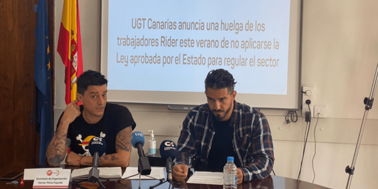 UGT Canarias anuncia una huelga de los trabajadores Rider este verano